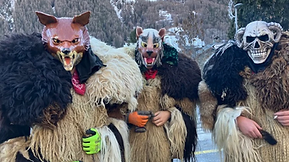 Carnaval d'Évolène — masques traditionnels du Val d'Hérens et du Lötschenthal