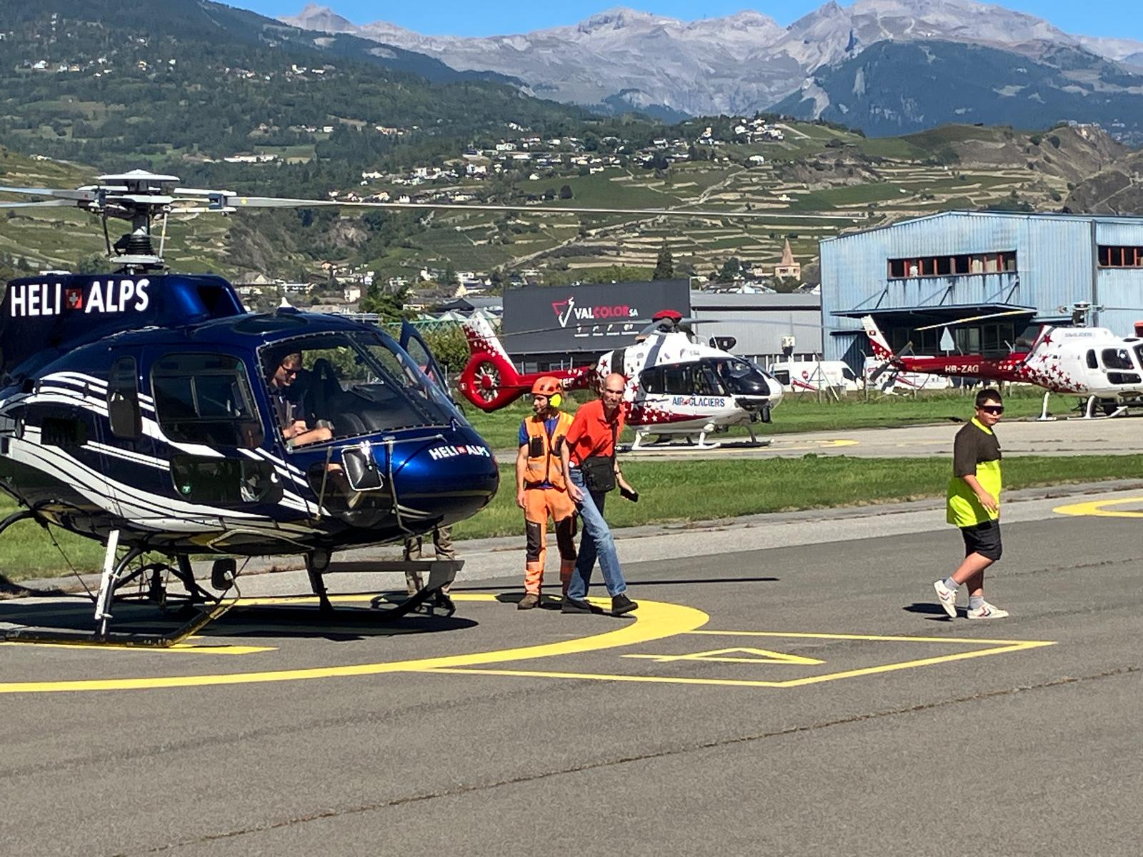 Héli-Alps SA — portes ouvertes 20e anniversaire à l'aéroport de Sion